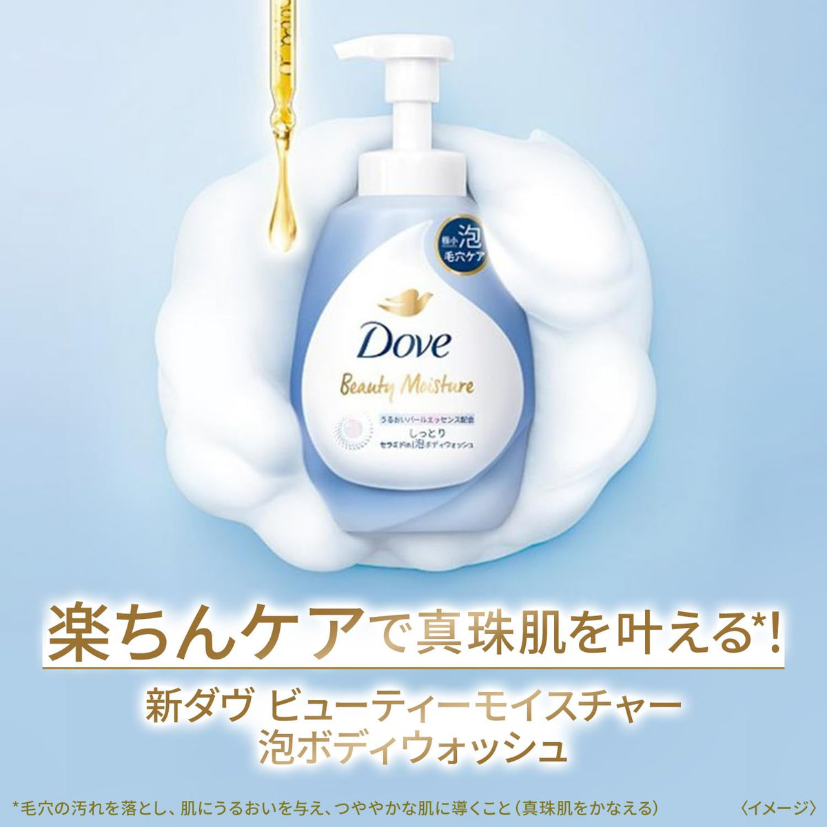 Dove Beauty Moisture Foaming Body Wash — Floral Soap Pump