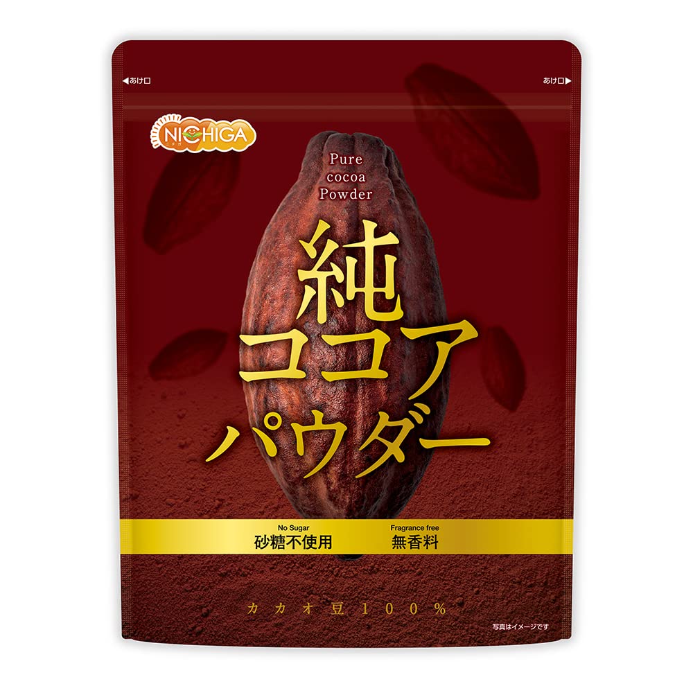 Pure Cocoa Powder 400 g, 100% Cocoa Beans, Sugar-Free and Fragrance-Free, High-Fat Type Made in the Netherlands