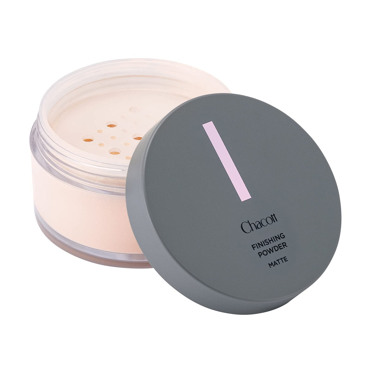 Chacott Finishing Powder Matte, Loose Face Powder with Ultra-Thin Plate Sericite, Shade 761 Natural, 30 g, Puff Sold Separately
