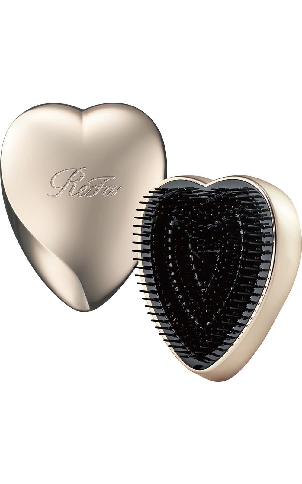 ReFa Heart Brush RS-AJ00A, Heart-Shaped Hair Brush with Three-Segment Pins and Protective Cover, Seven Colours