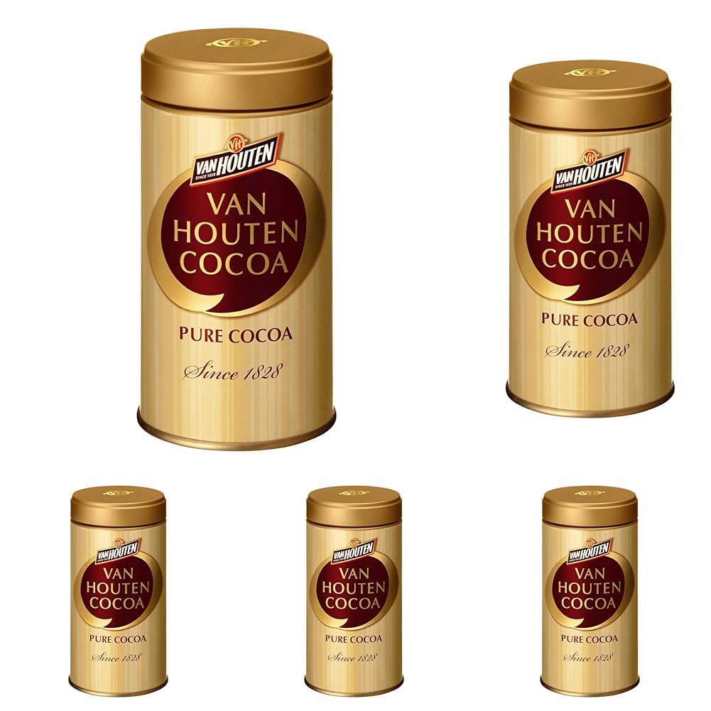 Van Houten Pure Cocoa Powder Tin, 200 g