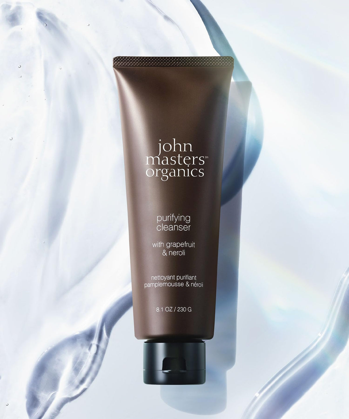 John Masters Organics Purifying Cleanser with Grapefruit and Neroli, Oil Cleansing Gel, 230 g