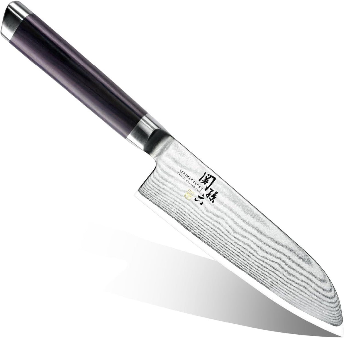 KAI Seki Magoroku Damascus Knife — 32-Layer Blade