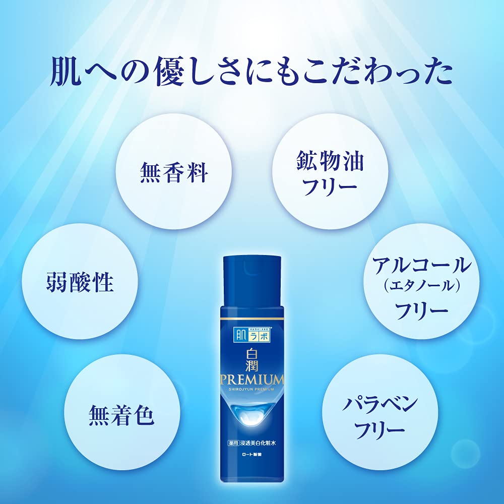 ROHTO Hada Labo Shirojyun Medicated Whitening Lotion 170mL