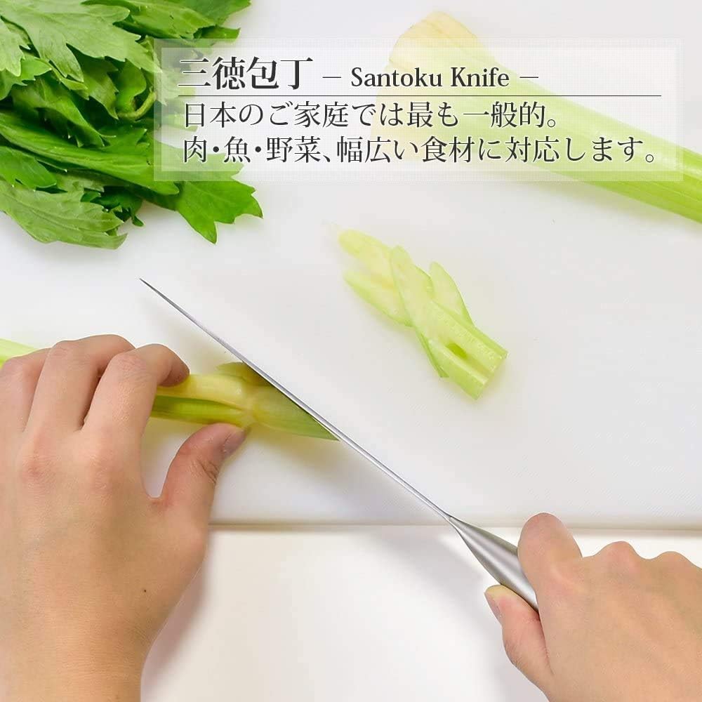 Shimomura Verdun All-Stainless Santoku Knife 165 mm OVD-11