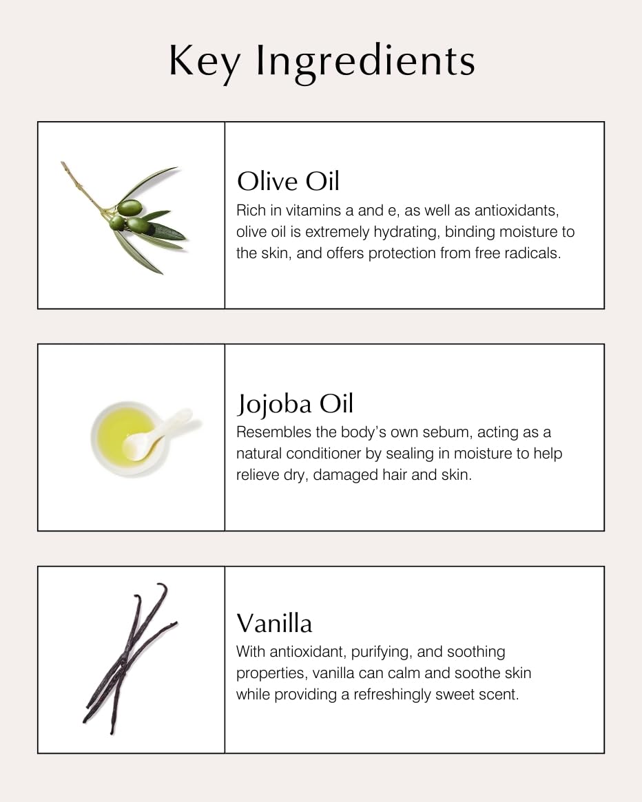 Organic Lip Balm with Vanilla, Olive, Jojoba and Sunflower Oils and Beeswax, 4 g Stick, Made in the United States