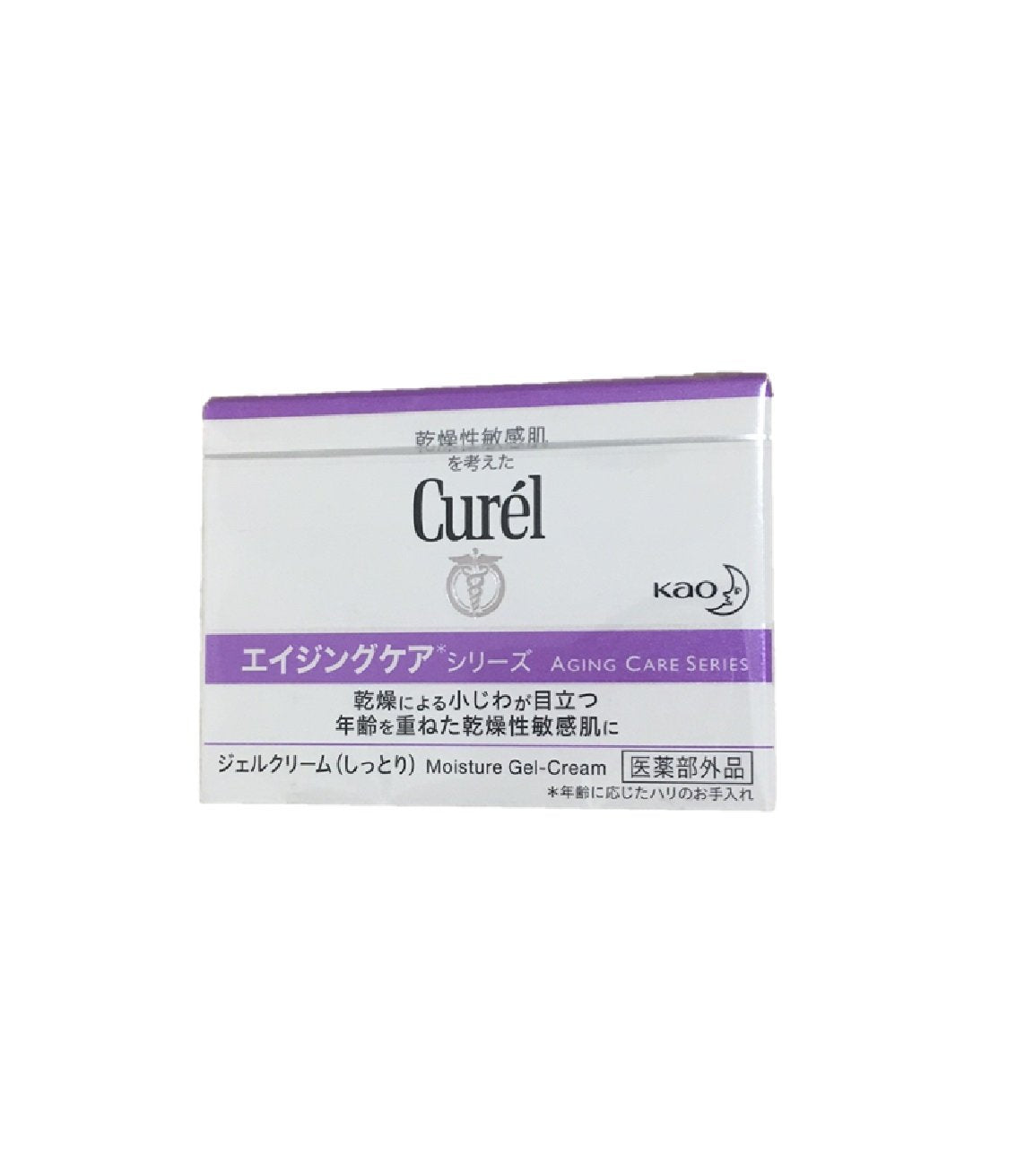 Curél Aging Care Series Moisture Facial Gel-Cream (Moist), Quasi-Drug, 40g / Set of 2
