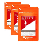 Chondroitin Tablets with Vitamins B1, B6 and B12, 250 mg x 30 Tablets, Set of 3 Pouches for About 3 Months