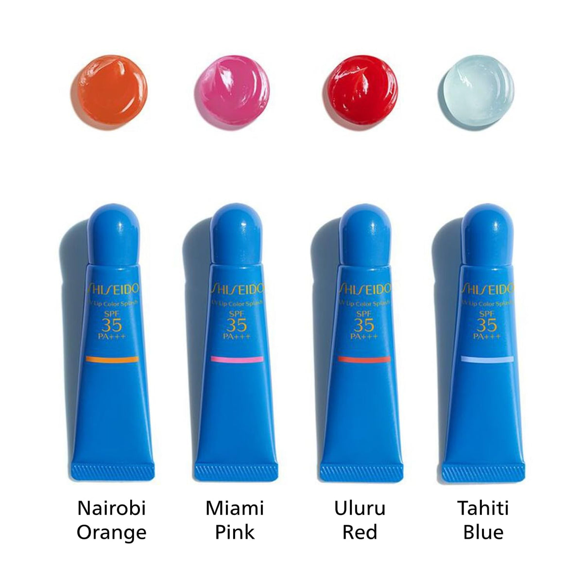 SHISEIDO UV Lip Color Splash SPF35 PA+++ — Tahiti Blue, 10 g