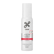 Liese Iron Styling Base for Straight Hair, Straightening Iron Lotion with Heat Protection and Style Keep, White Floral and Savon Scent, 110 mL