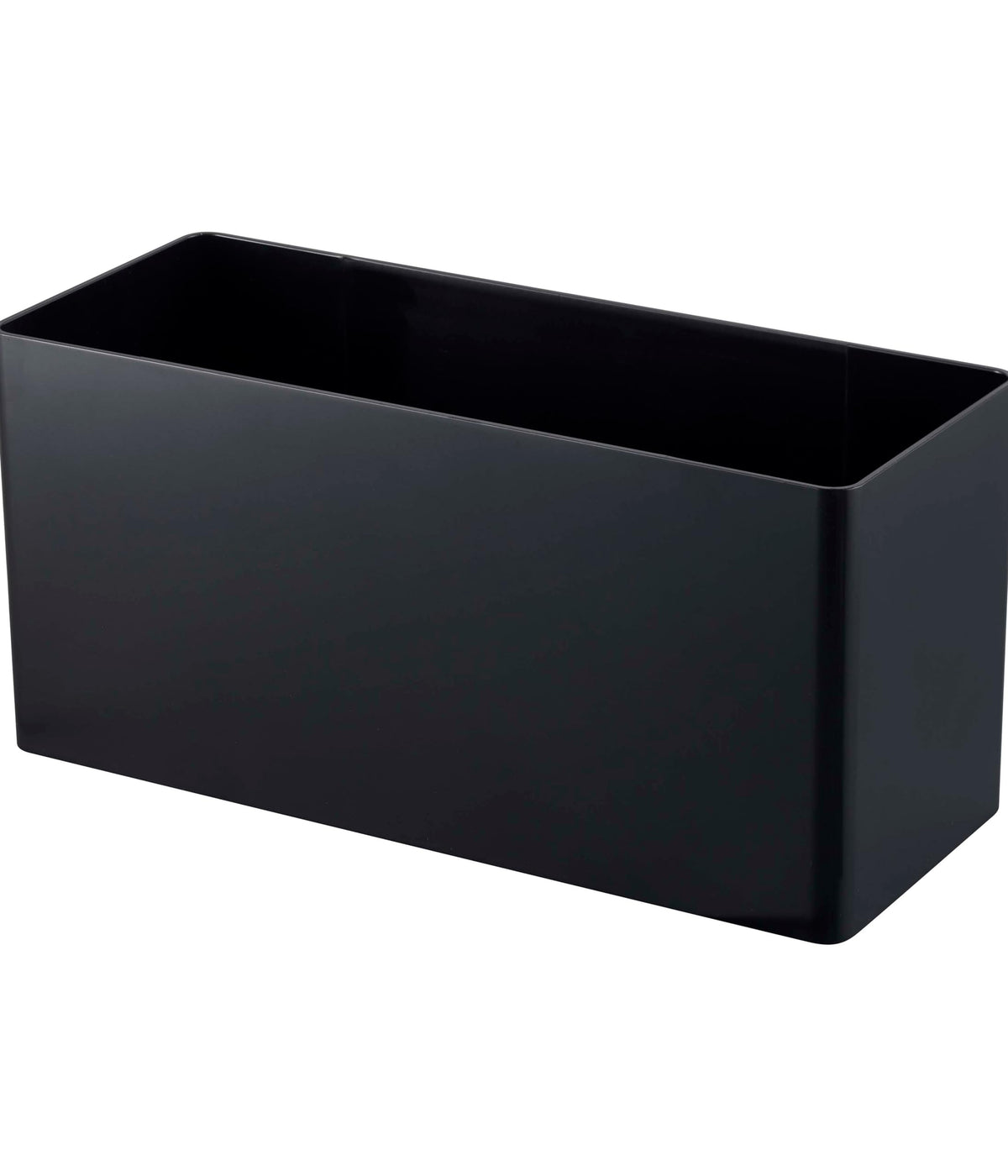Yamazaki Tower Magnet Storage Basket with 4 Removable Hooks, ABS Resin Basket for Steel Surfaces, 29.5 x 12 x 14 cm and 640 g, Holds 3 kg, White or Black