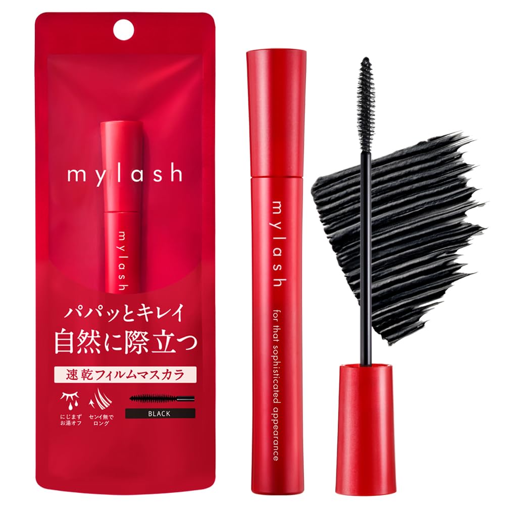 Opera Mylash Advanced Mascara 01 Black, Quick-Dry Film Mascara with Slim Brush, Hot-Water Removable, Natural Separated Lashes, 5 g