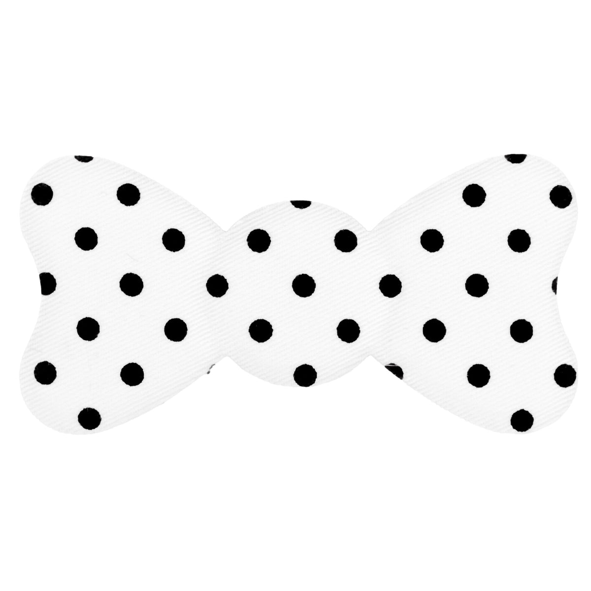 Standard Series No-Crease Hair Clip for Bangs, Made in Japan, Dot, Check and Stripe Ribbons in Mini, Middle and Large Sizes
