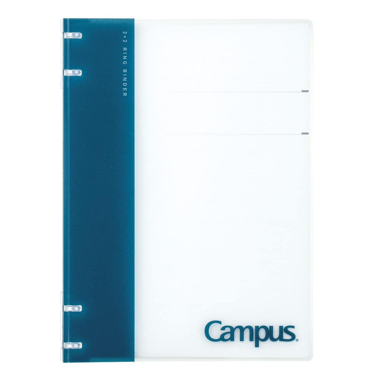KOKUYO Campus Notebook-Style Loose-Leaf Binder B5 26-Hole NP704, Slim Binder with Separate Top and Bottom Rings and Up to 40 Sheets, 264 x 195 x 14 mm, Light Blue, Navy, Pink, Grey or Yellow