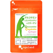 Glucosamine, Chondroitin and Collagen Tablets, 90 Tablets of 300 mg for About 1 Month, with Porcine Chondroitin and Fish Collagen