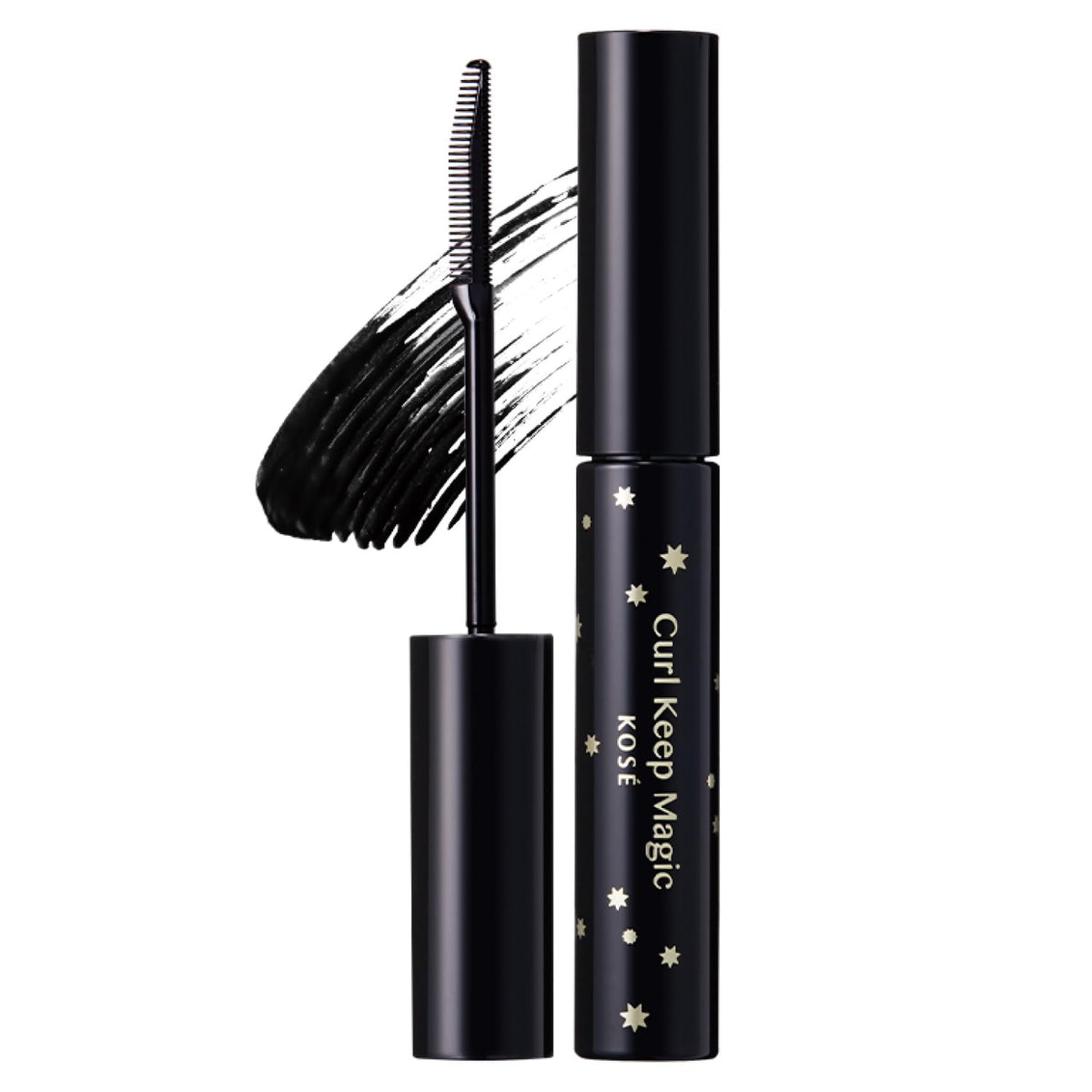 Curl Keep Magic Mascara, Clear Black 5.5 mL, 3-in-1 Mascara Base, Mascara and Top Coat with Curl-Lifting Comb, Water-Resistant