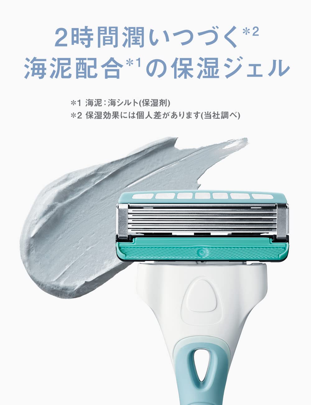 Schick Hydro 5 Care Replacement Blades, 4 Razor Cartridges with 5 Blades and Sea Silt Moisturising Gel Strip