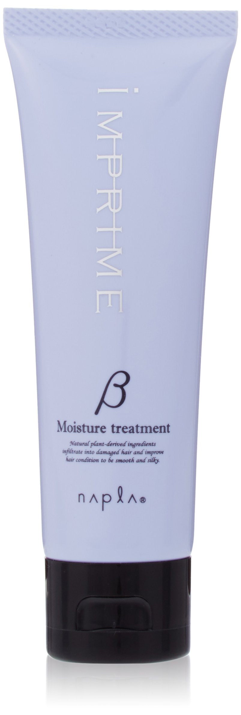 Napla Imprime Moisture Hair Treatment Beta with Argan Oil, Olive Oil and Keratin for Damaged, Dry Hair, Rinse-Out Salon Treatment Pack, 200 g or 80 g