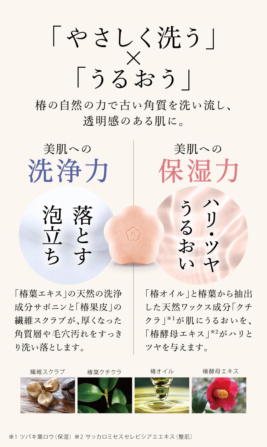 Goto no Tsubaki Camellia Yeast Facial Cleansing Bar 60g — source image 3