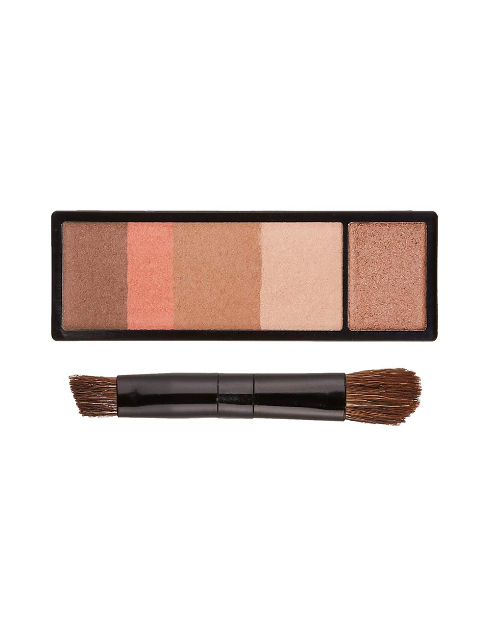 Eyebrow Powder Palette Refill With Guide Film And Double-Ended Brush, 4.2 g