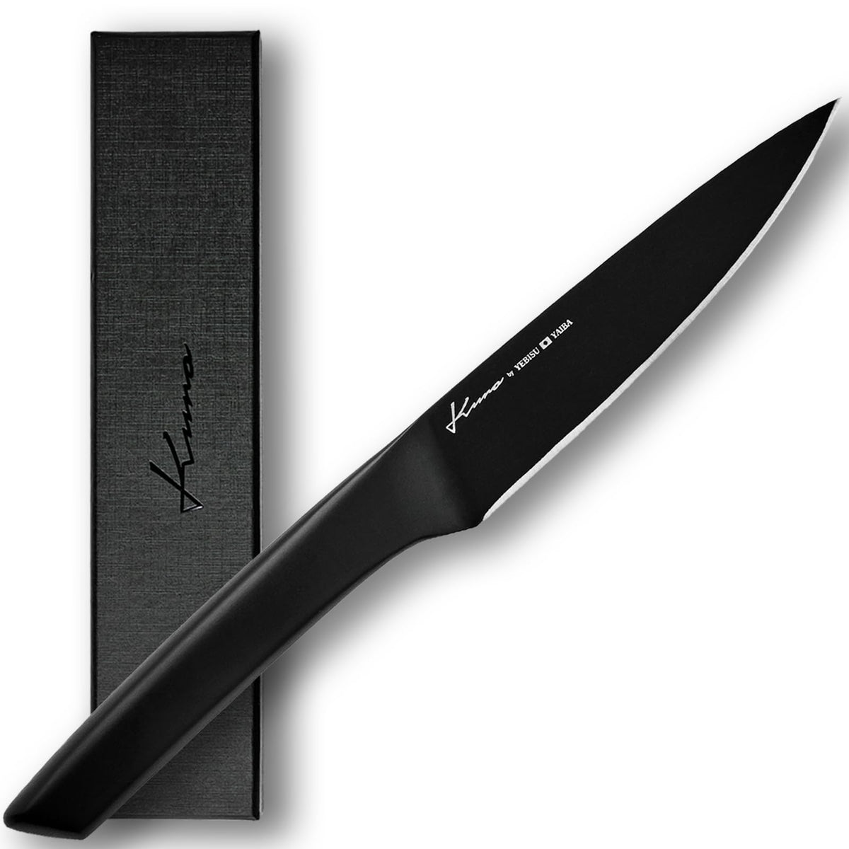 Kuro by Yebisu Yaiba Black Knife — Santoku, Petty Or Set