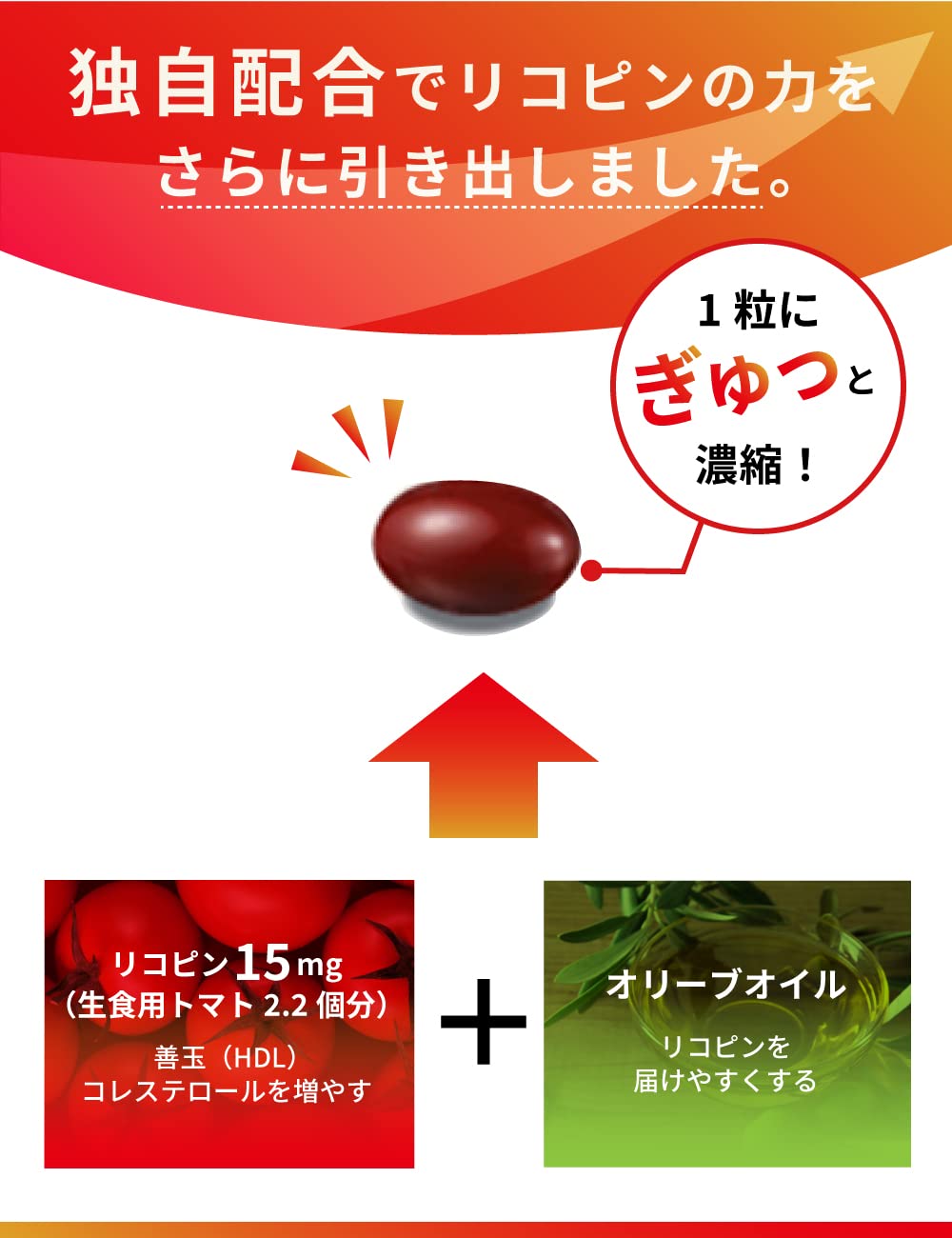 Kagome Lycopene Cholesterol Fine, 31 Softgels, 31 Days, 15 mg Lycopene, Food with Function Claims