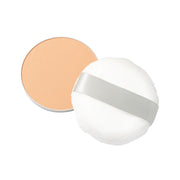 ORBIS U Rested Airy Skin Powder Refill with Puff, Natural Colour Skincare Pressed Powder SPF10 PA+ for Makeup-Free Days, 9 g