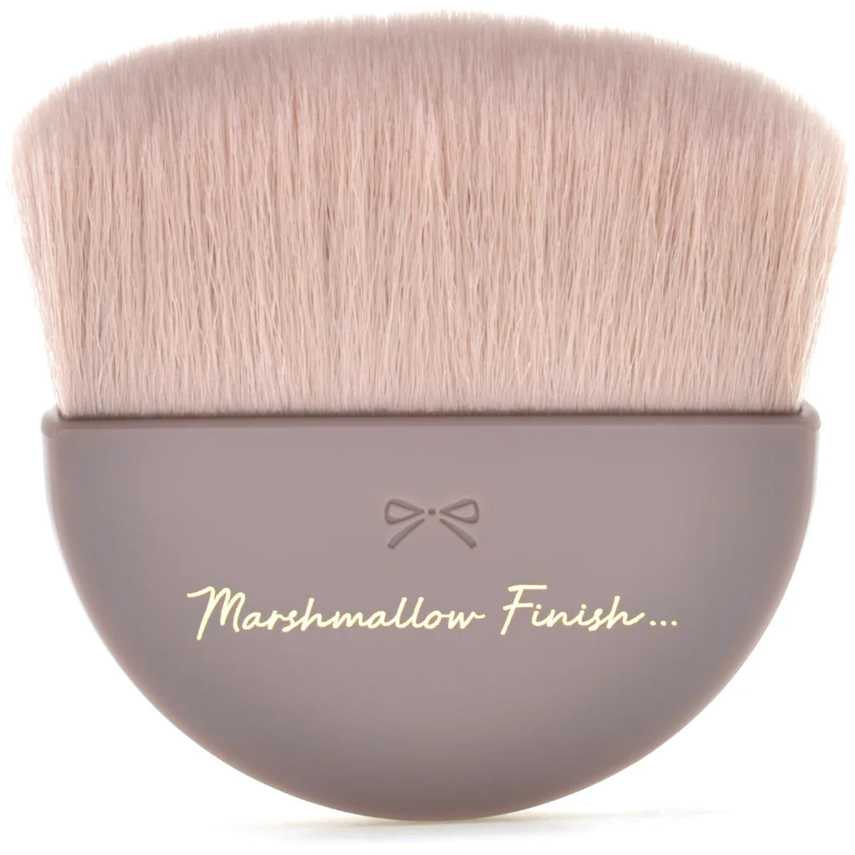 Canmake Marshmallow Finish Powder Brush, Compact Round Face Brush that Fits Inside the Powder Case for a Matte Skin Finish