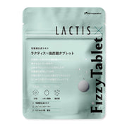Lactis Strong Fizzy Tablet, 12 Tablets, Lemon Flavor with Lactic Acid Bacteria Extract, Fish Collagen and Hyaluronic Acid