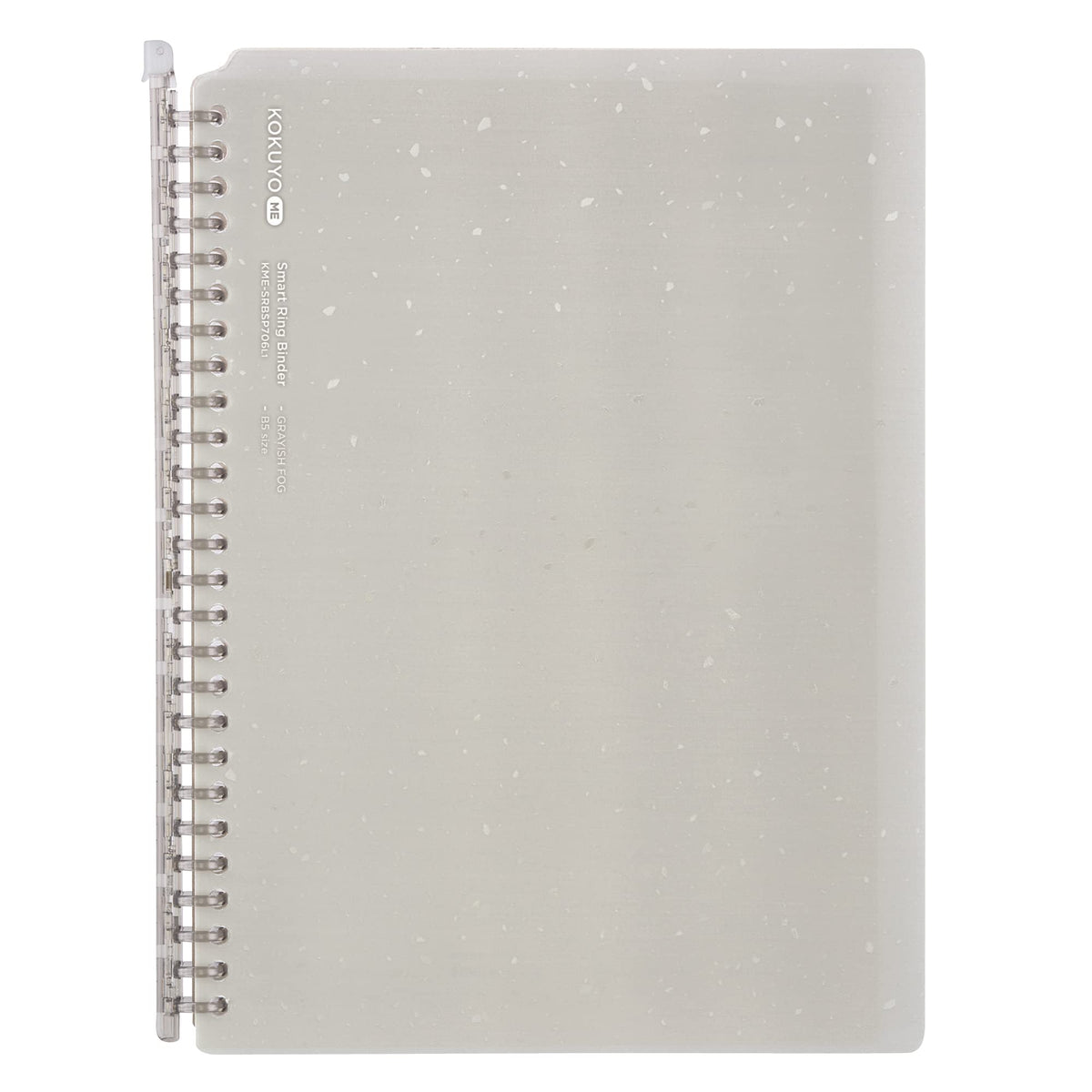 KOKUYO Campus Smart Ring Loose-Leaf Binder 60, Slim Fold-Back Cover B5 26-Hole for Up to 60 Sheets, 270 x 208 x 17 mm, Clear, Pink, Blue, Mint, Taupe, Pastel Patterns