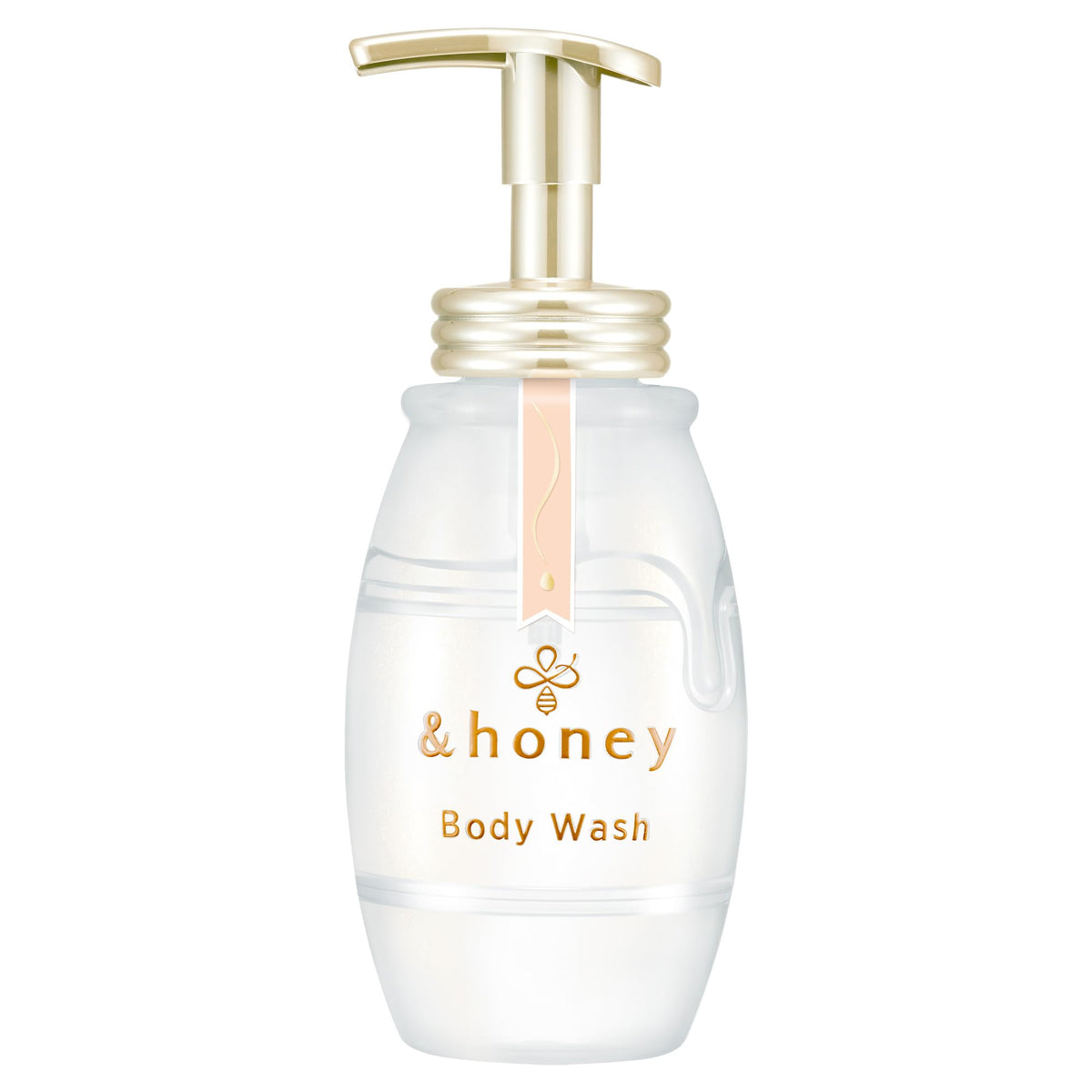 &honey Mellow Airy Foam Body Wash 500 ml, White Tea Honey Scent