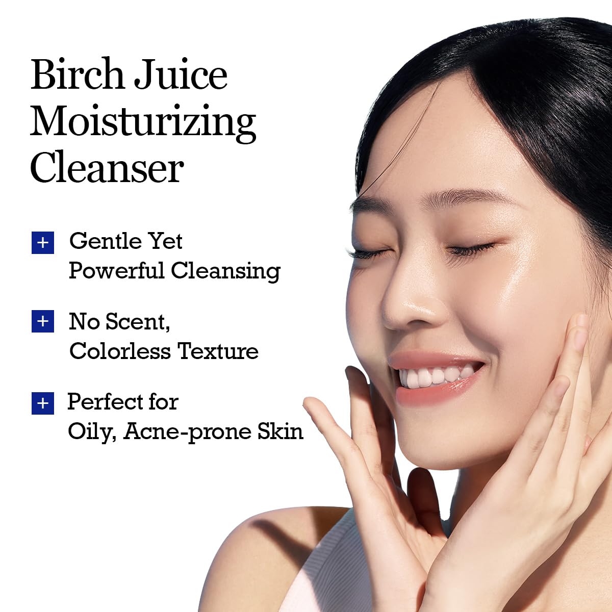 ROUND LAB Birch Juice Moisturizing Cleanser, Low-pH Gel Face Cleanser, Fragrance-Free, 150 mL