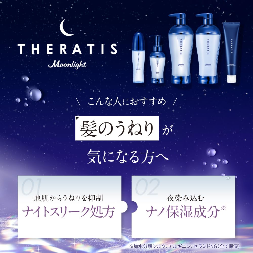 THERATIS Moonlight Sleek Hair Oil 100 ml, Disney Frozen Limited Design, Frozen Fleur Aroma Scent