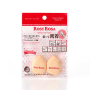 Rosy Rosa Spot Cover Puff, Set of 2 Thick Mini Makeup Puffs for Concealer, Cheeks and Highlights, Latex-Free, with a Soft Case