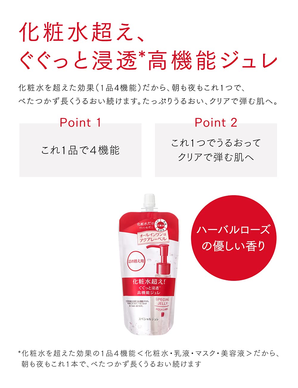All-In-One Jelly For Lotion, Milky Lotion And Mask, 160 mL Pump Or 140 mL Refill