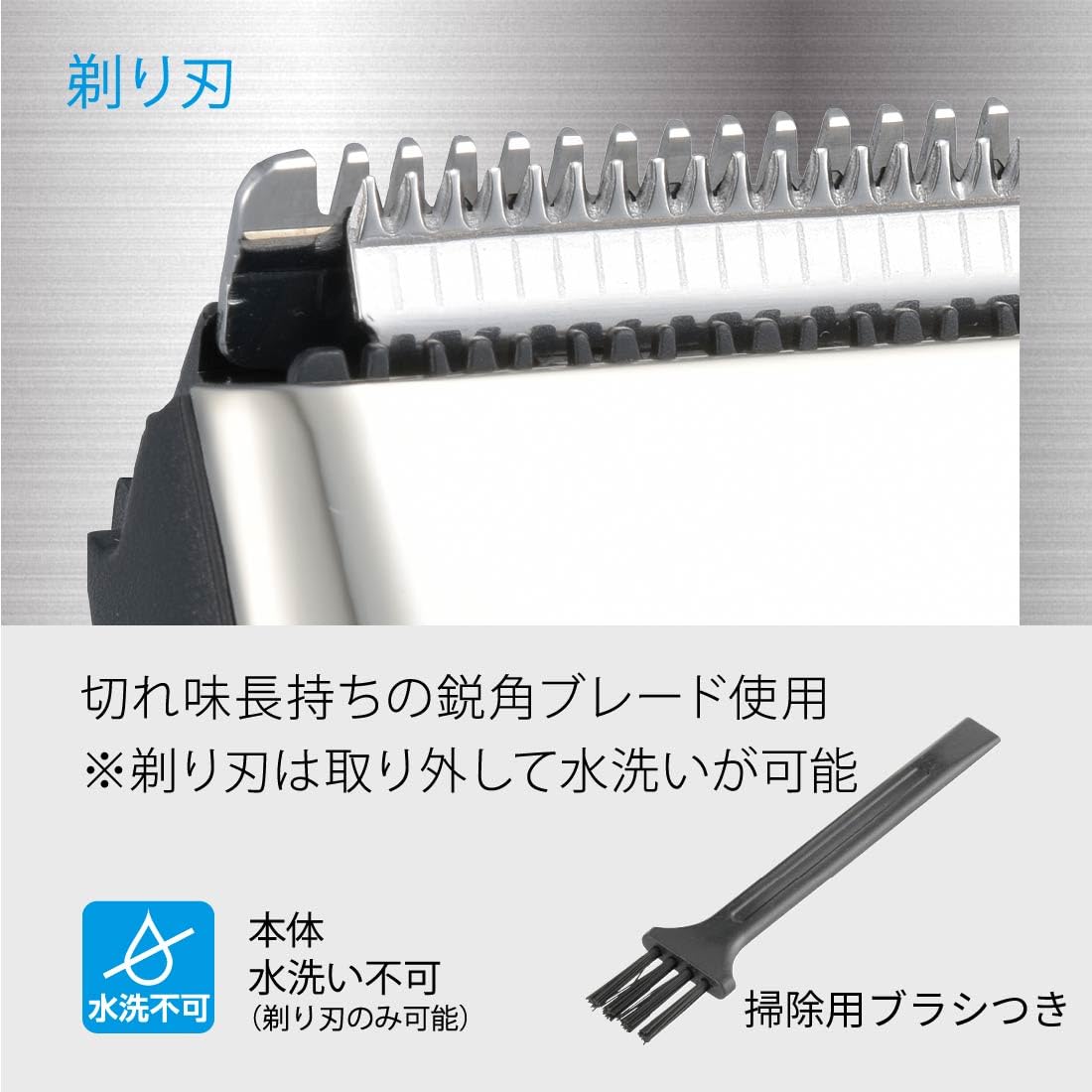 OHM Iberis Men's Battery Hair Clipper HB-HCKG2100N-K, Cordless Clipper with Two Combs, 10 Cutting Heights and a Thinning Dial, Black, Made in Japan