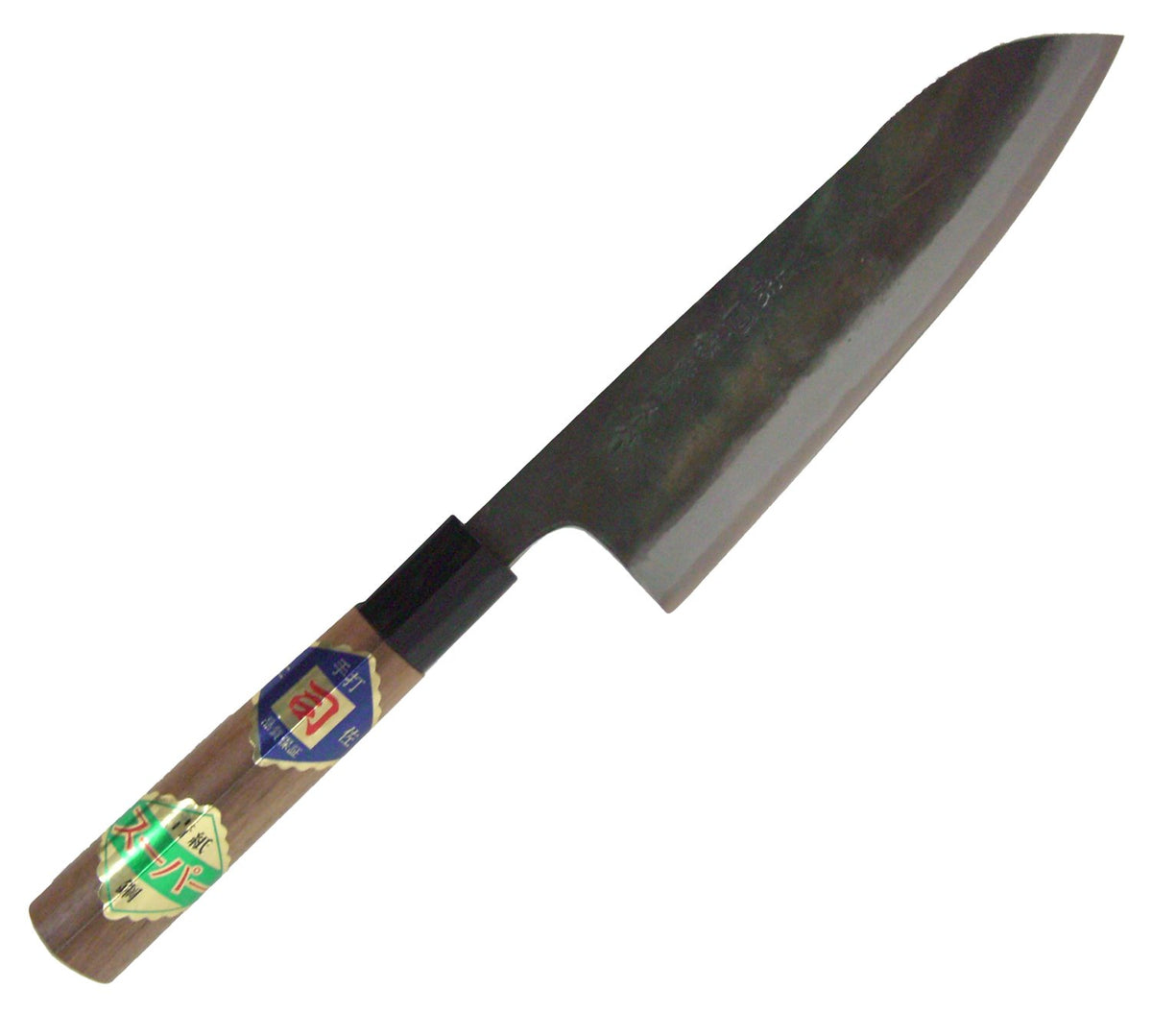Tosa Black-Forged Aogami Super Steel Santoku Knife 165 mm, Wooden Handle