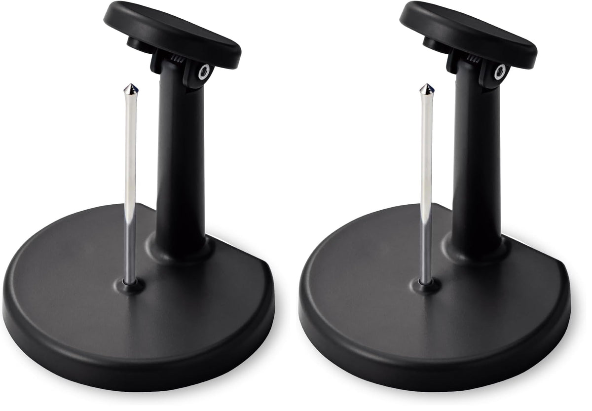 Open Kogyo Slip Spike SF-333 Small and SF-100 Large, Weighted Receipt Spindle with Rounded Needle Tip and Spring Head in Recycled ABS, Black or Blue, Single or Set of 2, Made in Japan
