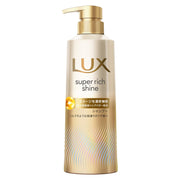 Lux Super Rich Shine Damage Repair Shampoo with 80 Percent Beauty Serum, Silk and Argan Oil, Juicy Fruit and Floral Scent, 400 g Pump