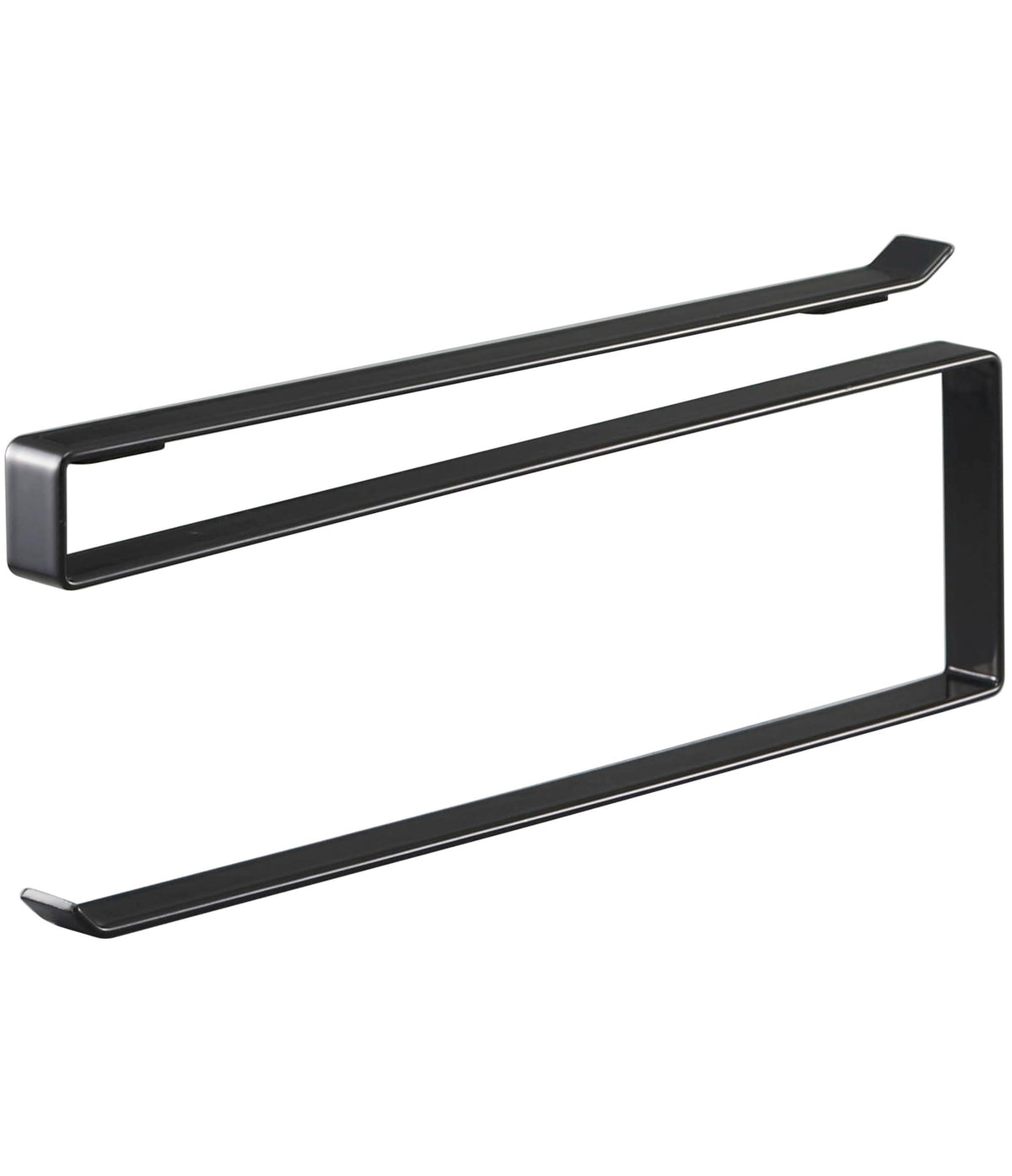 Yamazaki Tower Under-Shelf Kitchen Paper Holder, Steel Roll Holder for Hanging Cabinets, 1.5 x 26 x 9.5 cm and 180 g, Fits 24 cm Rolls, White or Black