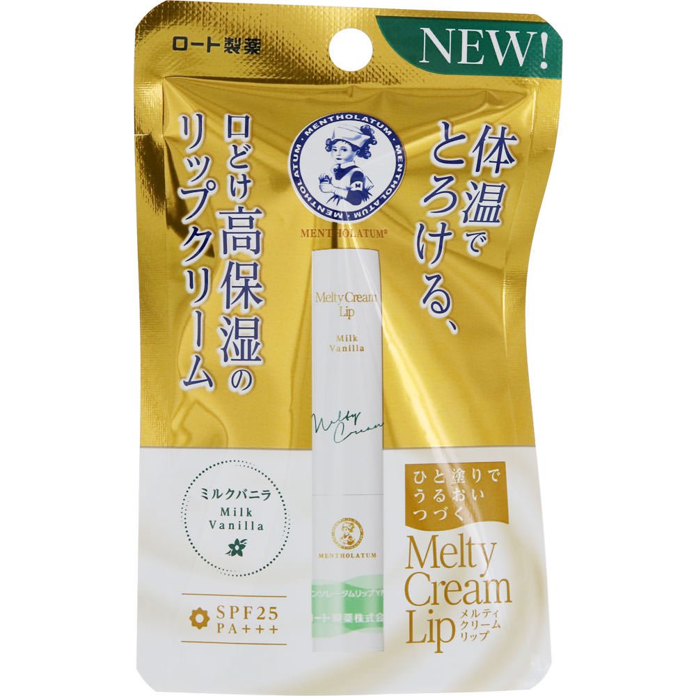 ROHTO Mentholatum Melty Cream Lip Balm SPF25 2.4g
