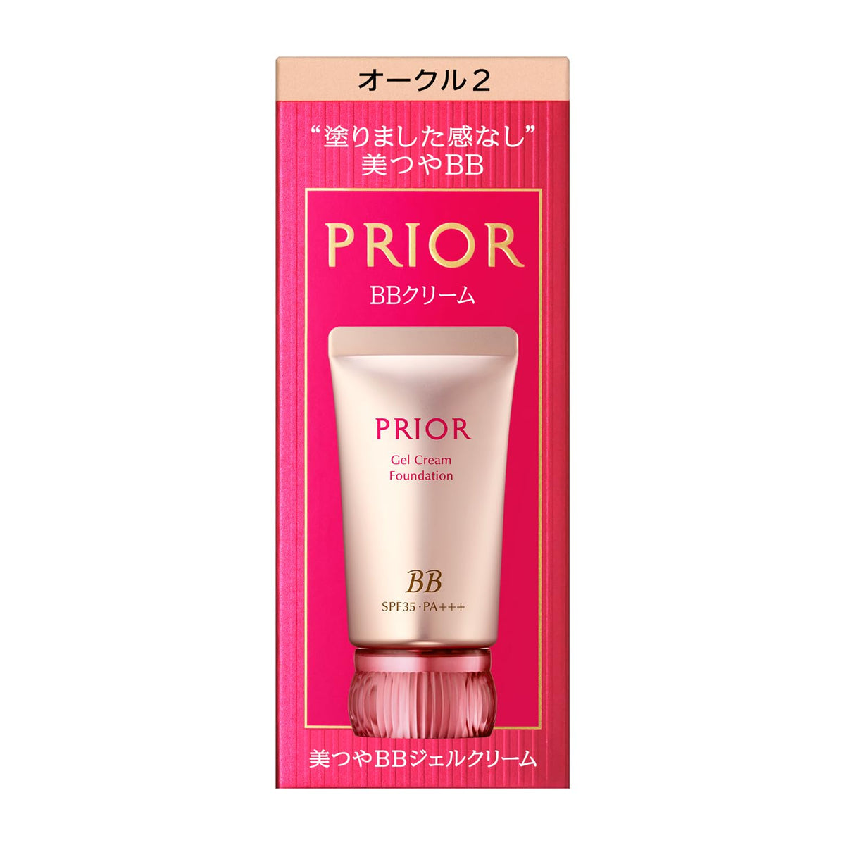 PRIOR Gel Cream Foundation BB — Bare-Skin BB Gel Cream SPF35 PA+++, 30g, 4 Shades
