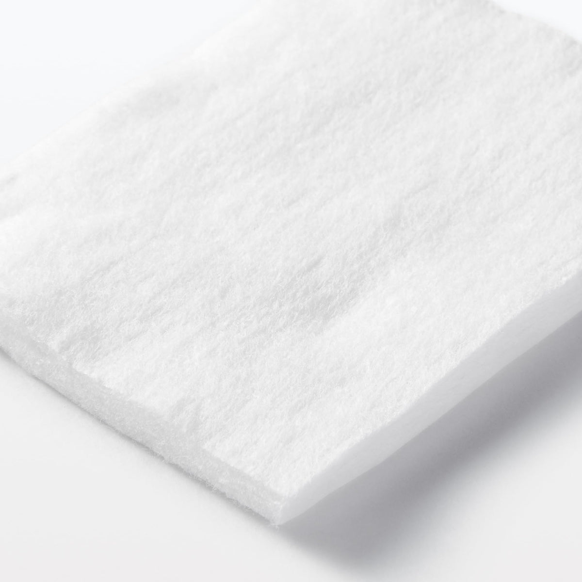 MUJI Cut Cotton, 180 Soft Long-Fibre Cotton Sheets for Skin Care, About 65 x 50 mm