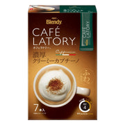 AGF Blendy Cafe Latory Instant Sticks, Rich Creamy Cappuccino Or Rich Creamy Cafe Latte Decaf, 6 Boxes