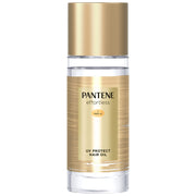 Pantene Effortless UV Protect Hair Oil, Leave-In Hair Oil That Blocks Ultraviolet Light with Vitamin E and Heat Protection, Yuzu and Jasmine Scent, 50 mL Glass Bottle