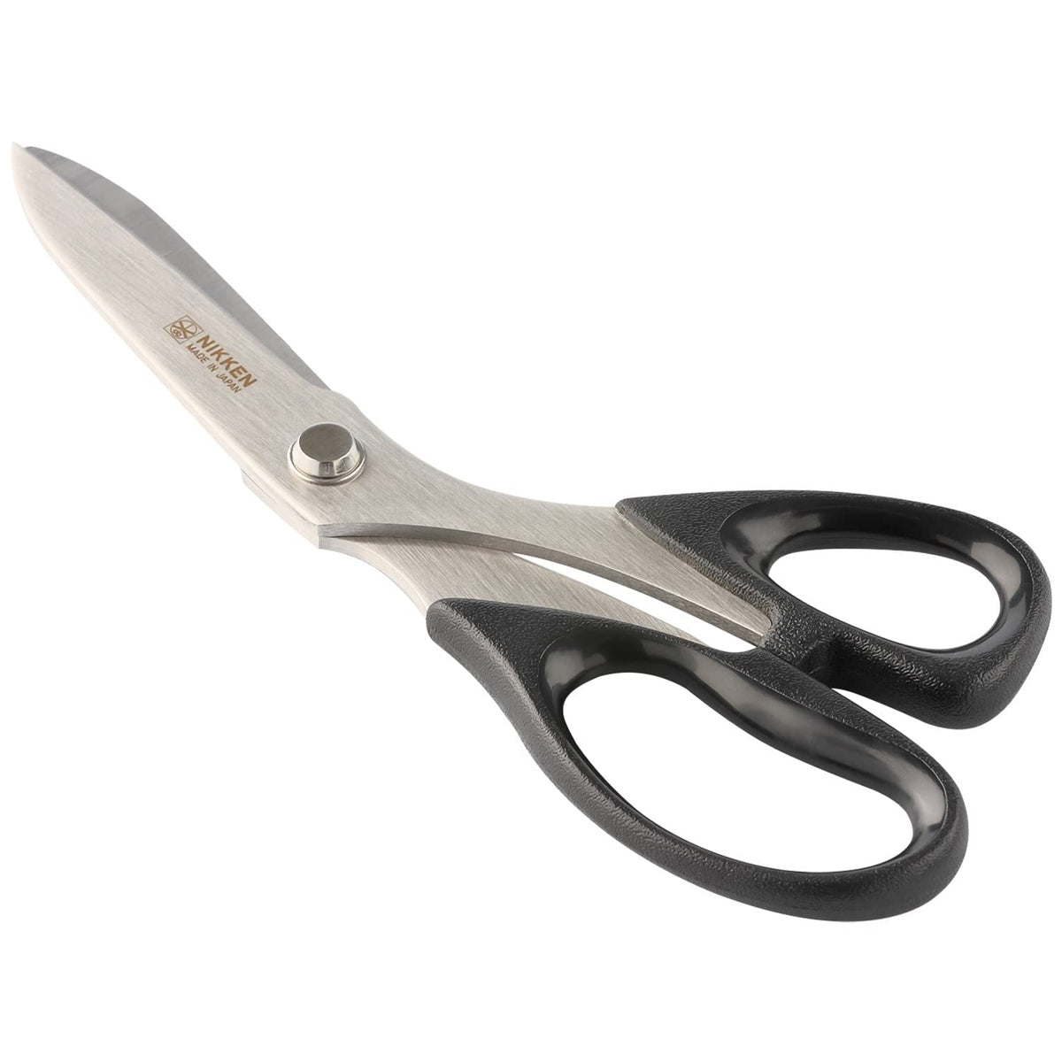 Nikken Heavy-Duty Cardboard Cutting Scissors AG-1500, 3 mm Thick Stainless Blade, 200 mm, Black, Made in Japan