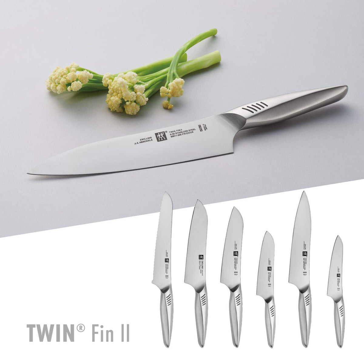 ZWILLING Twin Fin II Santoku Multi-Purpose Knife 180 mm N60 Stainless