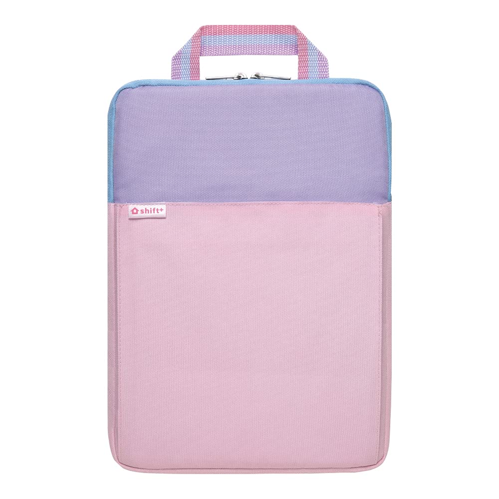 Sonic Shift Plus School PC Case M Size, 4 mm Cushioned Polyester Sleeve with Handle and Name Tag for 11.6 Inch Laptops and Tablets, 235 x 330 x 25 mm, 120 g, Five Colours