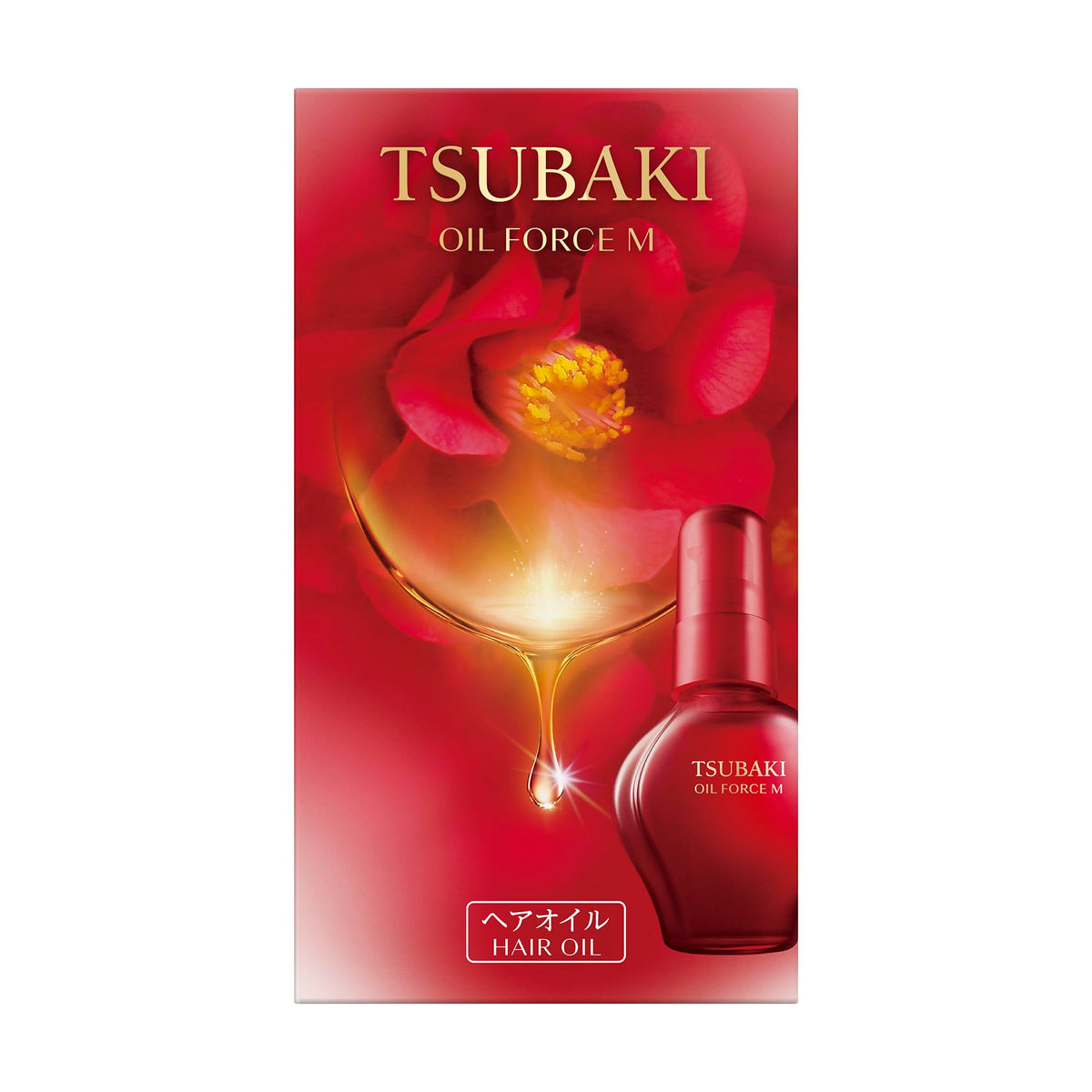 TSUBAKI Oil Force M Hair Oil — Shine and Heat Protection