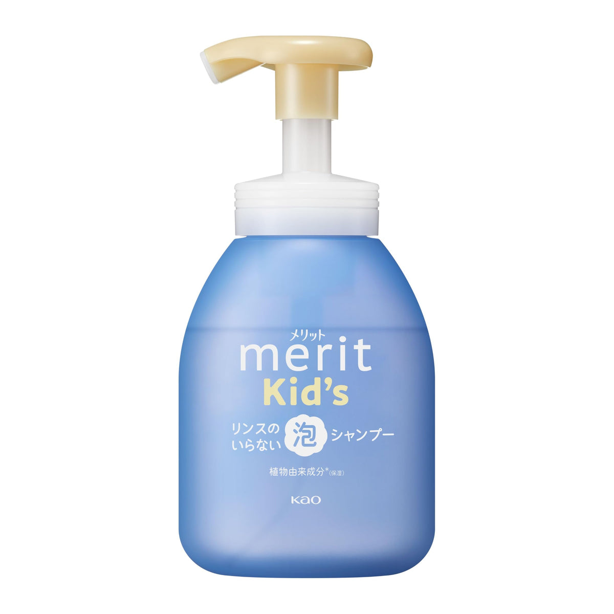 Merit Kid's Rinse-In Foaming Shampoo, Natural Floral Scent, Pump Bottle, 330 mL